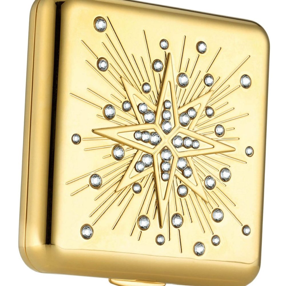 ❄️Winter Sale❄️Estee Lauder Gold Compact with Silver Accents